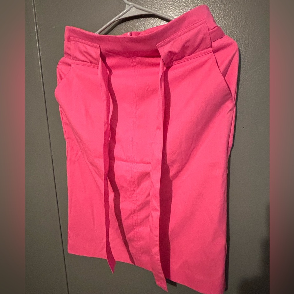 Banana Republic Pencil Skirt - Pink - Tie Front